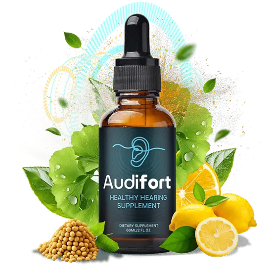 Audifort Natural Hearing Supplement Bottle